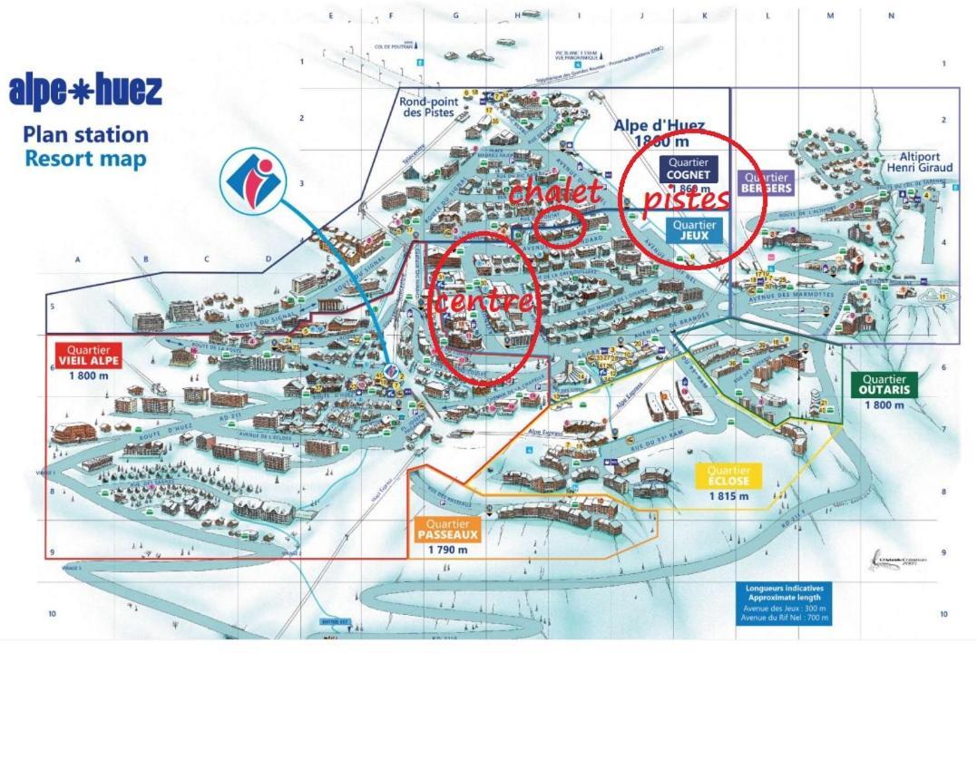 Appartement En Chalet 4 Etoiles Huez Εξωτερικό φωτογραφία